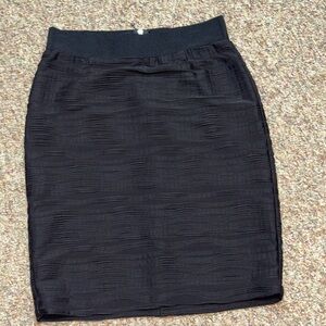 Women’s size 8 Alfani Textured Black Pencil Skirt